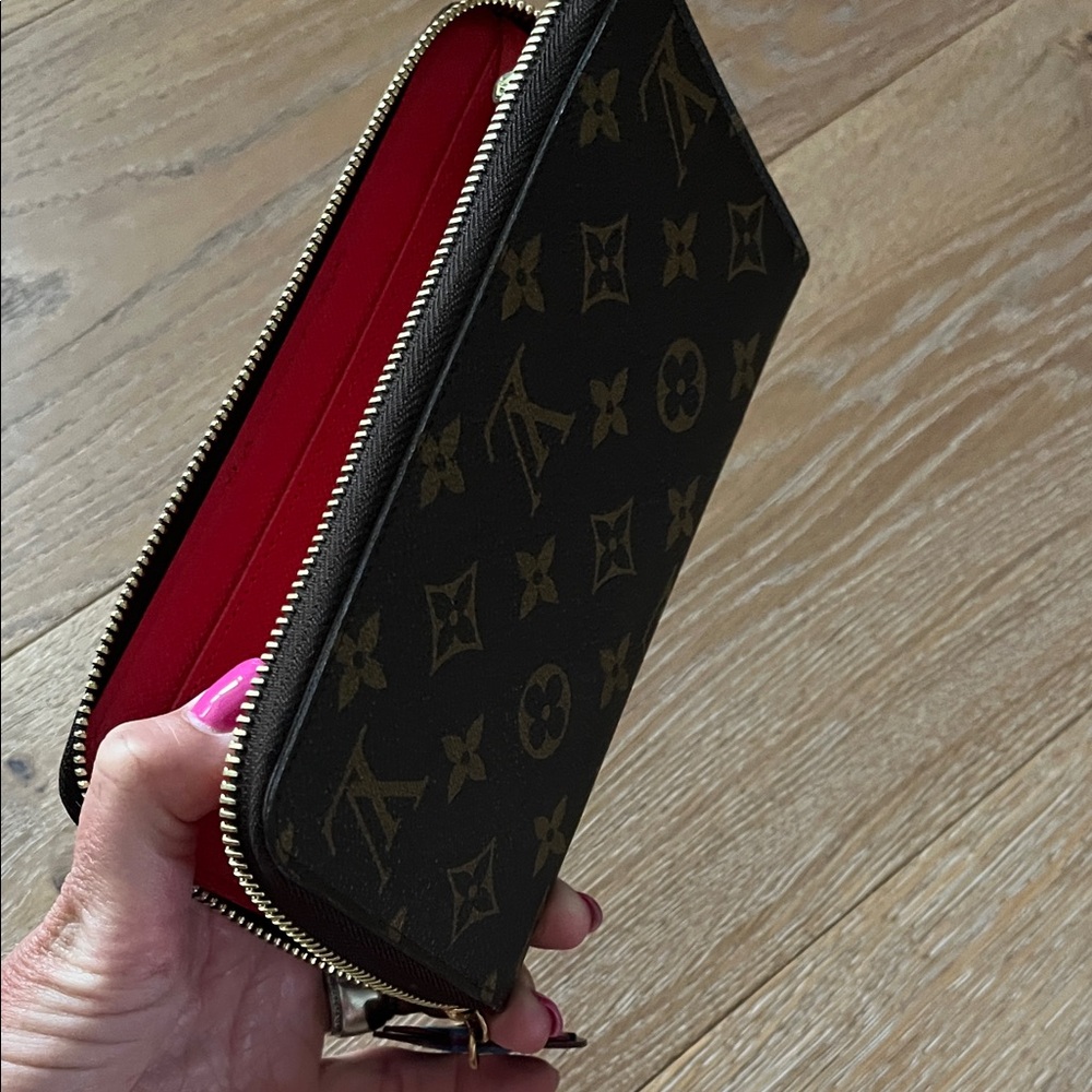 LV Brown and Pink Wallet - Picture 3 of 5